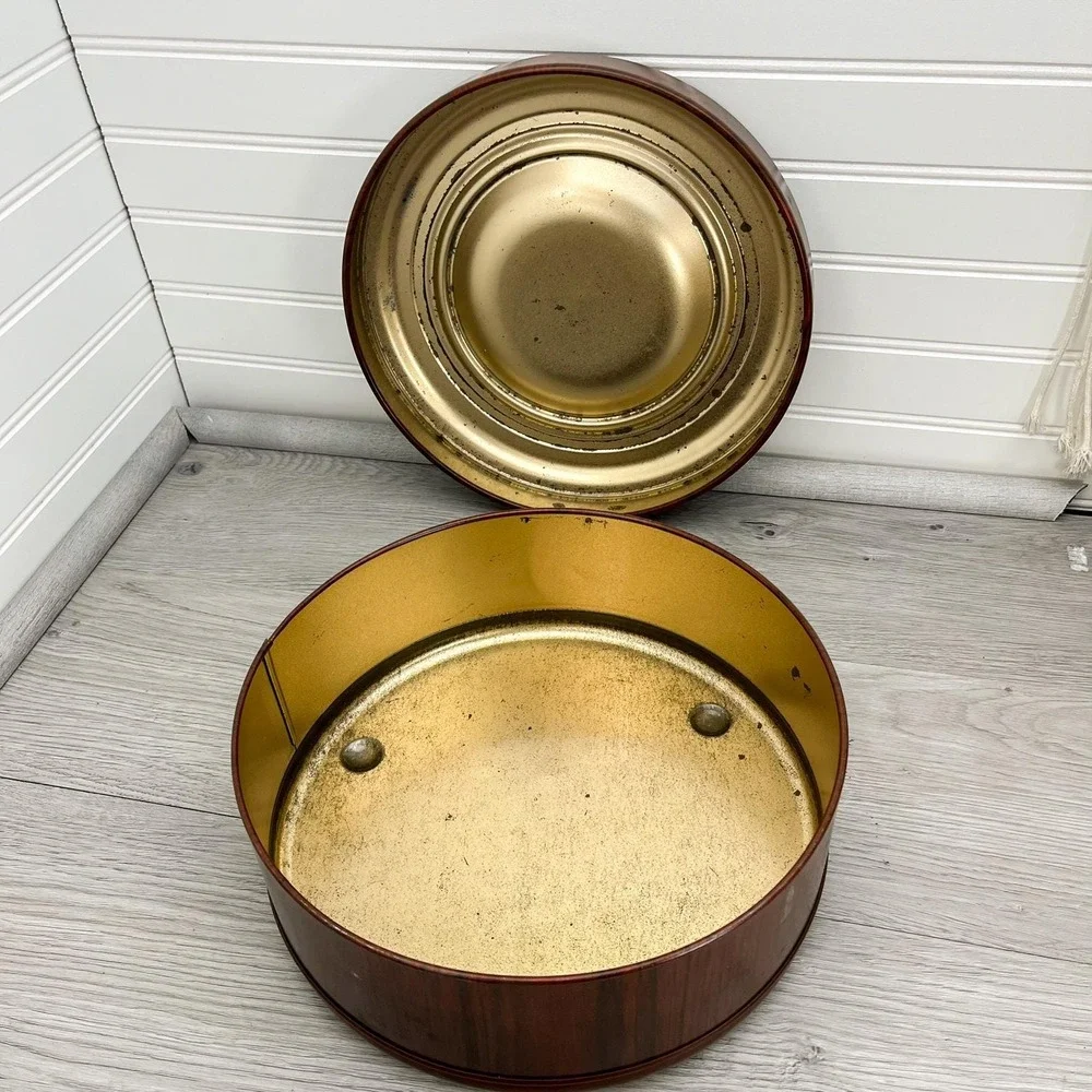 Vintage Mallard‎ Duck Tin: Decorative Storage Container with Lid